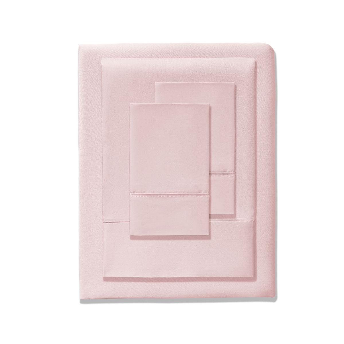 Accessorize 400TC Blush Bamboo Cotton Sheet Set 40cm Wall King - Harrogates