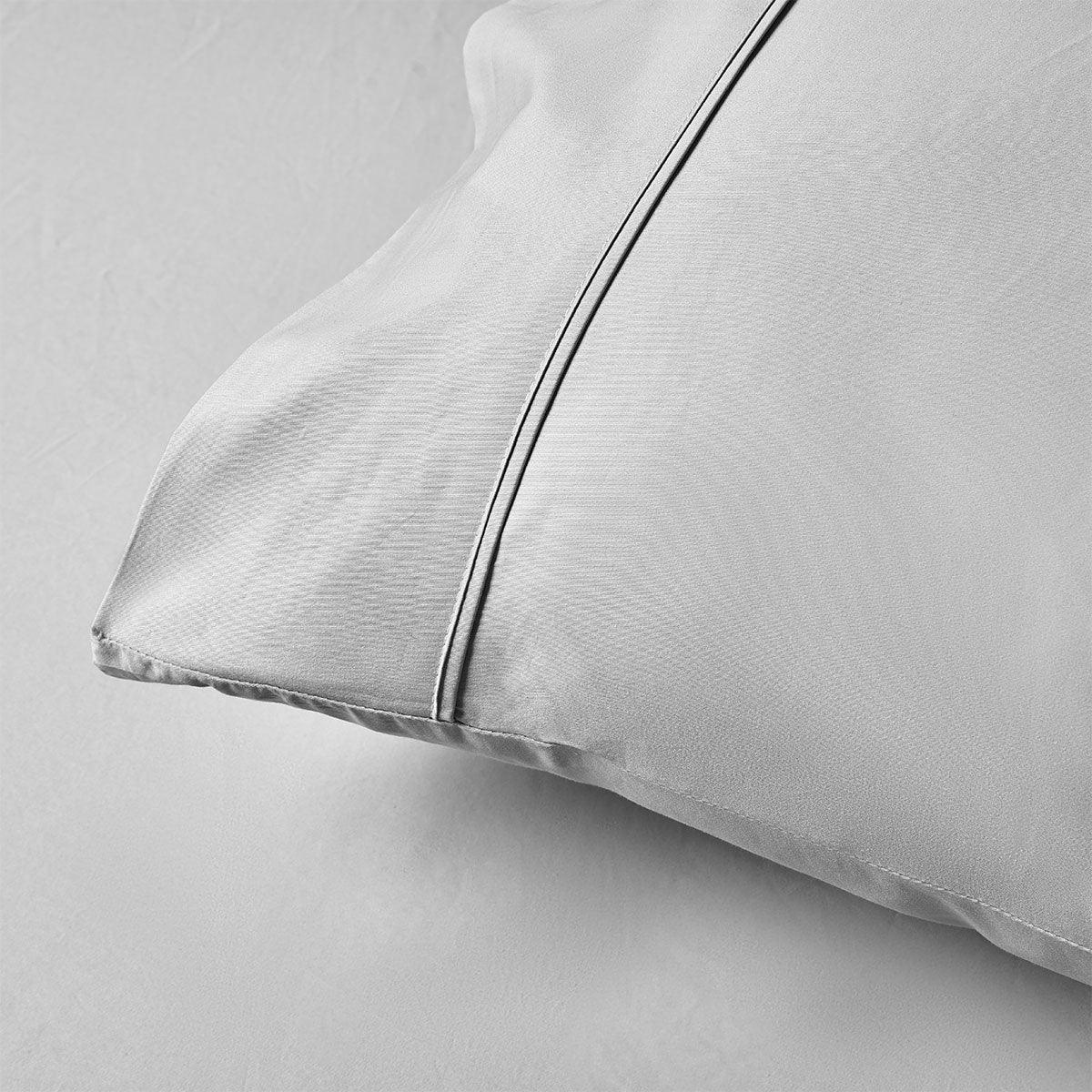 Accessorize 400TC Grey Bamboo Cotton Sheet Set 40cm Wall Double - Harrogates