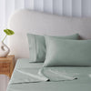 Accessorize 400TC Sage Bamboo Cotton Sheet Set 40cm Wall Double - Harrogates