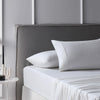 Accessorize Cotton Flannelette Sheet Set 40cm Wall White Queen - Harrogates
