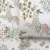 Accessorize Cotton Flannelette Sheet Set 40cm Wall Feuilles Floral Print King - Harrogates