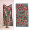 PIP Studio Sunny Side Up Light Blue Cotton Beach Towel 100cm x 180cm - Harrogates