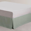 Vintage Design Homewares Sage French Linen Valance Super King - Harrogates