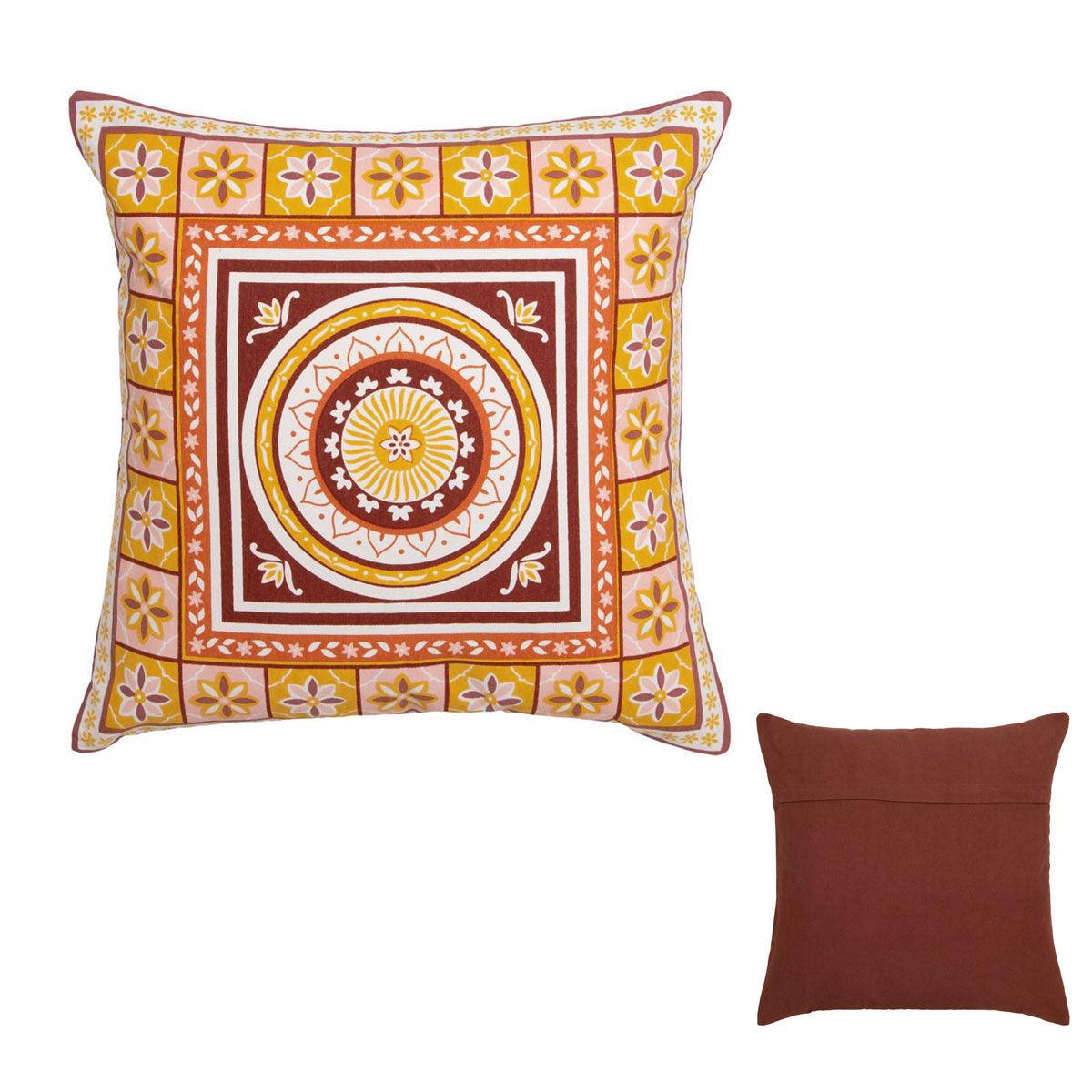 J Elliot Home Kasbah Luxury Filled Cushion 50 x 50cm Pink - Harrogates