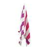 J.Elliot Home 400GSM Premium Cotton Reversible Striped Beach Towel 76 x 152 cm Pink Purple - Harrogates