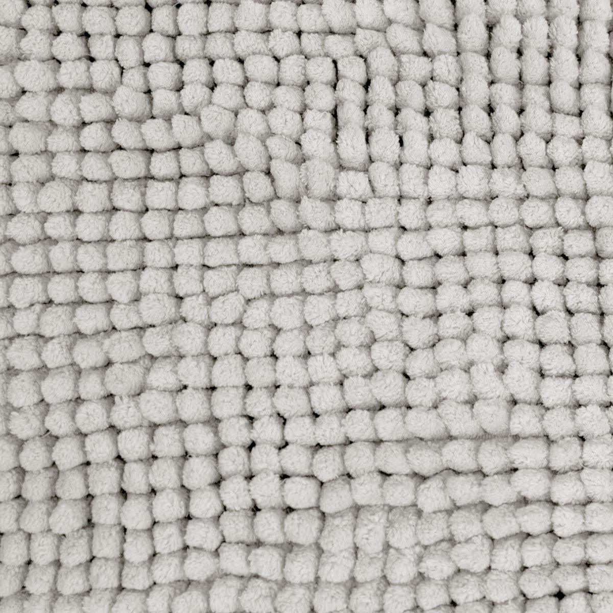 Toggle Microfiber Bath Mat Contourned Silver - Harrogates