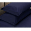 Apartmento 225TC Fitted Sheet Set King Navy plus 2 Pillowcases - Harrogates