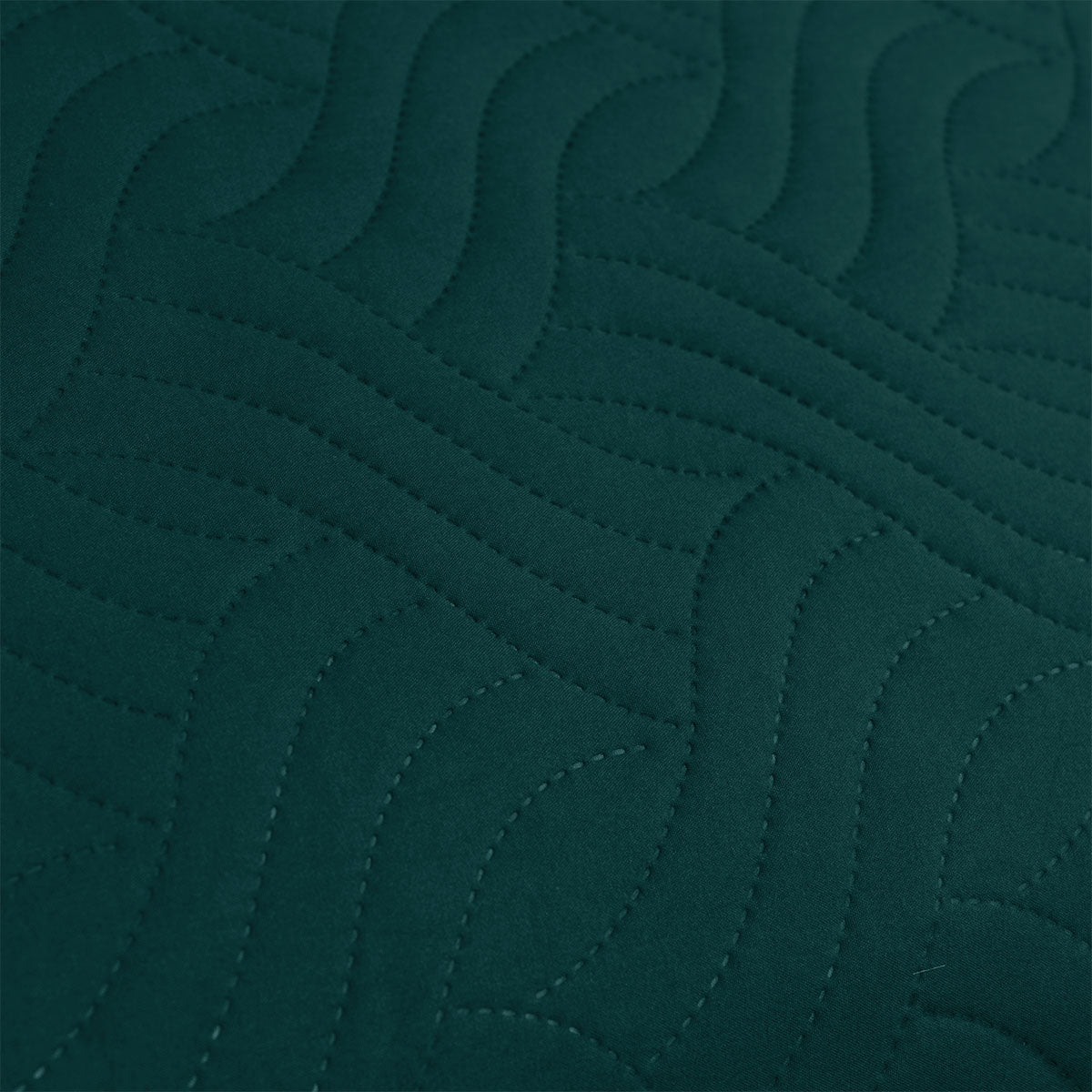 Ardor Asher Deep Teal Embossed Vintage Washed Quilt Cover Set Queen - Harrogates