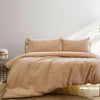 Ardor Chateau Cinnamon Embossed Quilt Cover Set Queen - Harrogates