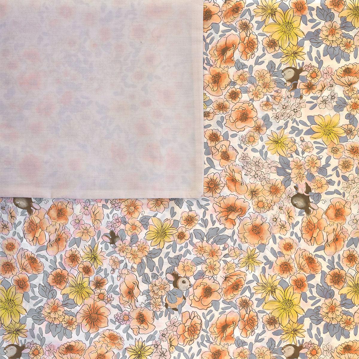 Jelly Bean Kids Flora Brown Quilt Cover Set Single - Harrogates