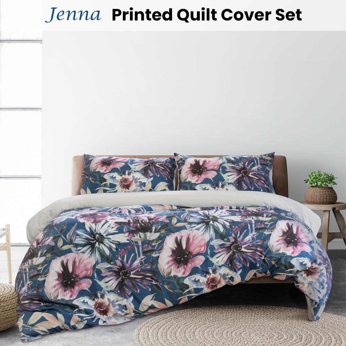 Ardor Jenna Printed Quilt Cover Set Queen - Harrogates