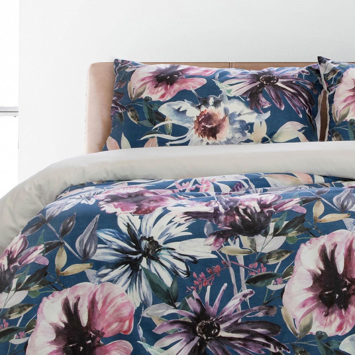 Ardor Jenna Printed Quilt Cover Set Queen - Harrogates