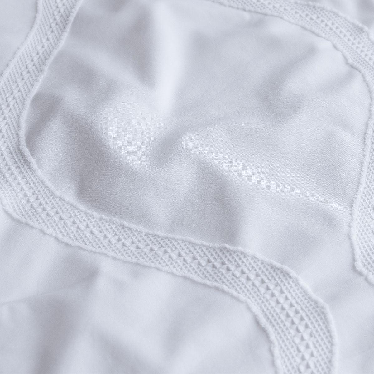 Ardor Lucy White Tufted Detail Quilt Cover Set Queen - Harrogates