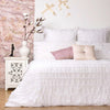 Ardor Tuscany White Quilt Cover Set QUEEN - Harrogates