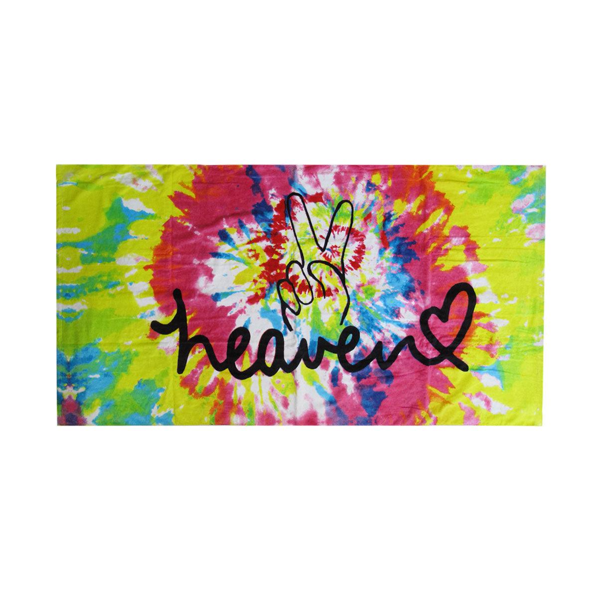 Heaven Peace 100% Cotton Beach Towel 80 x 155 cm - Harrogates