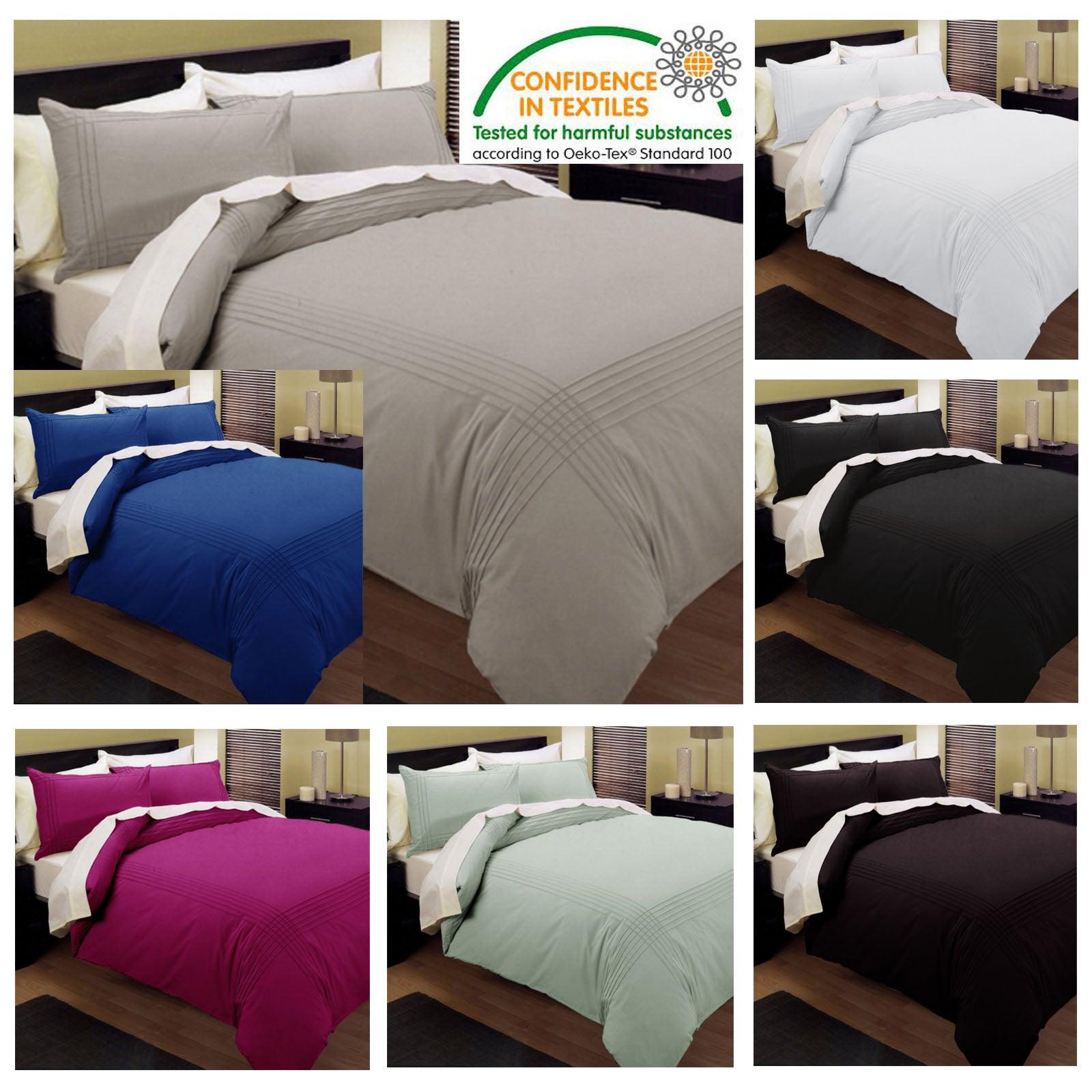 Kingtex Pintuck Quilt Cover Set Linen Double - Harrogates