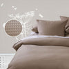 Waffle Quilt Cover Set - Linen - Queen - Harrogates