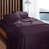 Ramesses 1100TC Egyptian Cotton Sateen Sheet Set Eggplant King - Harrogates