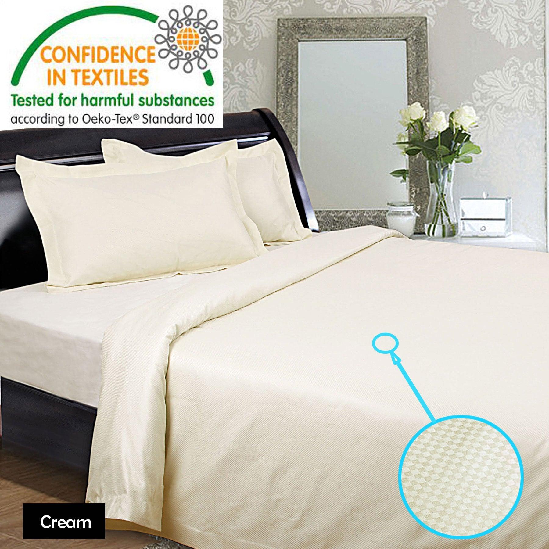 Kingtex 1350TC Sheet Set Cream KING - Harrogates