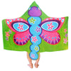 Kids Cotton Velour Beach Cape Butterfly - Harrogates
