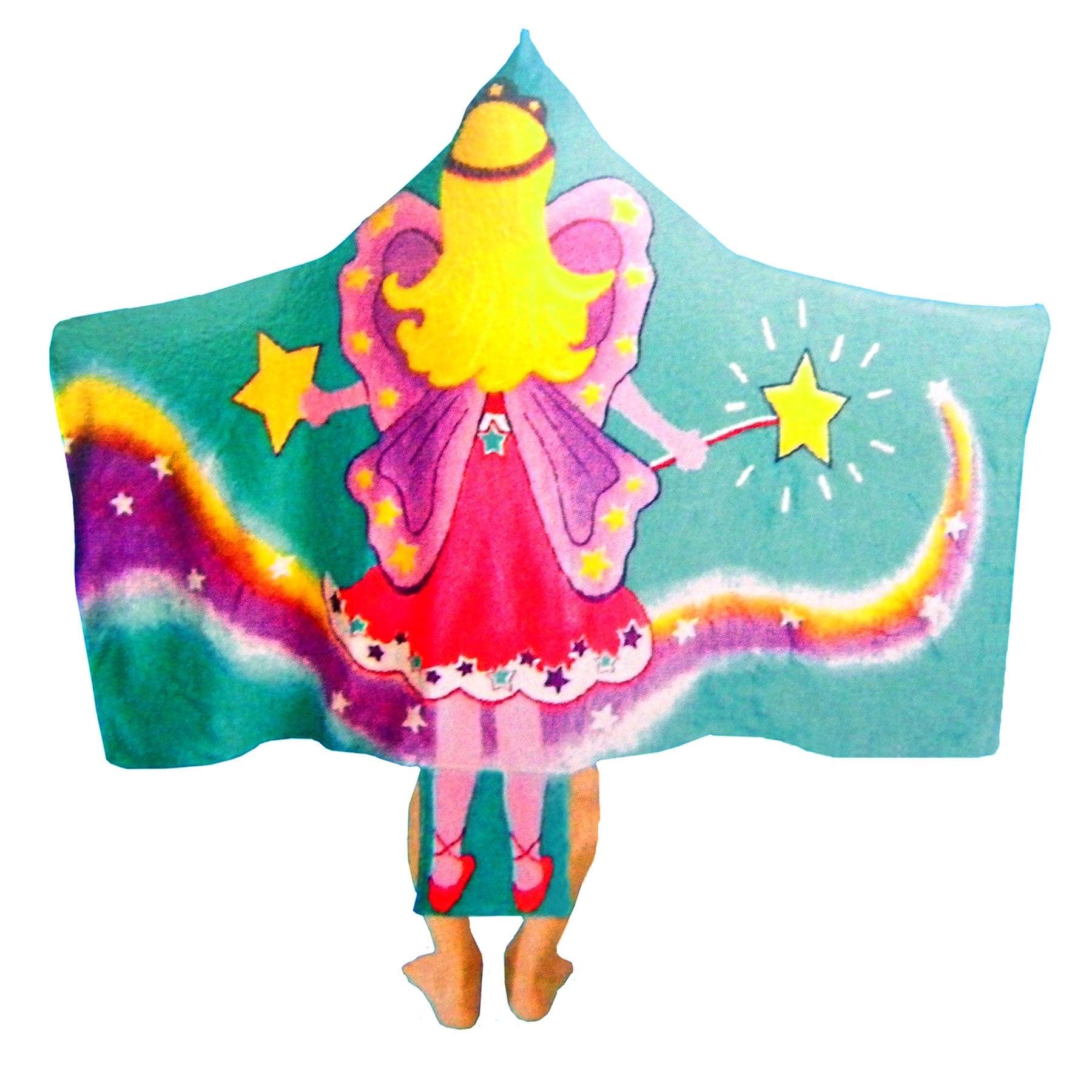 Kids Cotton Velour Beach Cape Fairy - Harrogates