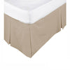 KINGDOM Box Pleated Valance Linen - SINGLE - Harrogates