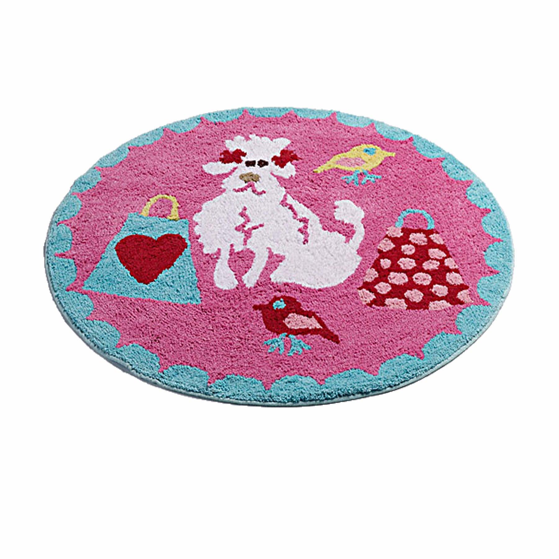 Jiggle & Giggle Born To Shop Floor Rug Round 80 cm Diameter - Harrogates