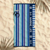 Rans Premium Cotton Jacquard Beach Towel Marine Life Blue - Harrogates