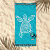 Rans Premium Cotton Jacquard Beach Towel Turtle - Harrogates