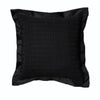Rapee Morocco Quilted Filled Cushion - Black - Harrogates