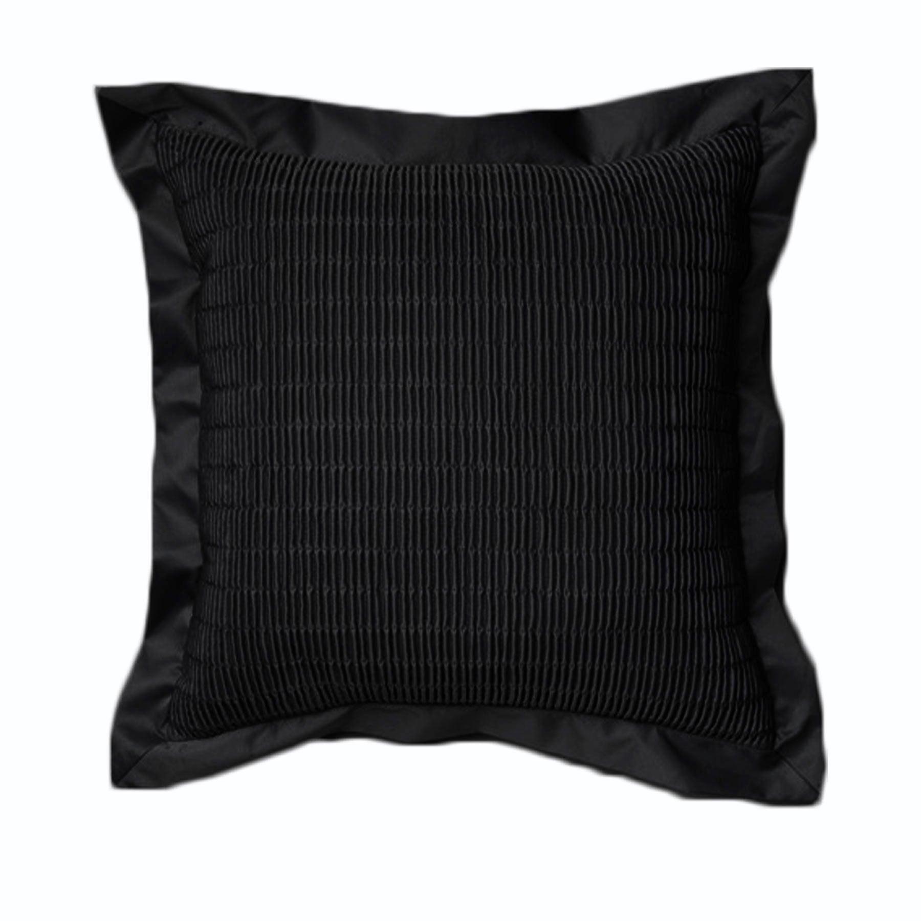 Rapee Morocco Quilted Filled Cushion - Black - Harrogates