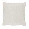 Rapee Pietra Filled Cushion - White 45cm x 45cm - Harrogates