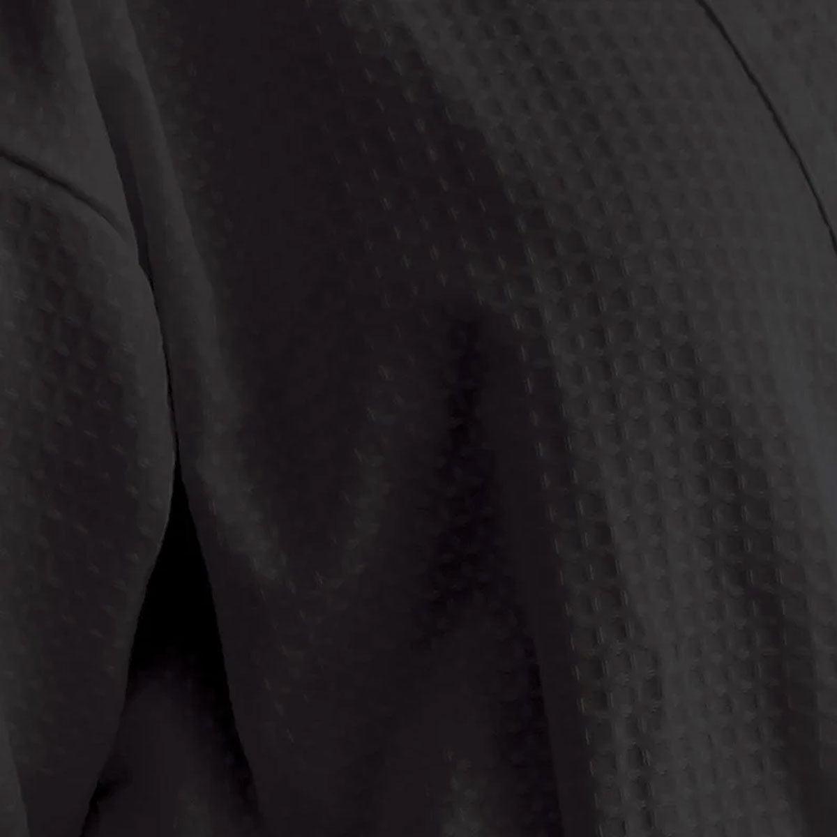 Jason 240GSM Waffle Polyester Cotton Kimono Ebony - Harrogates