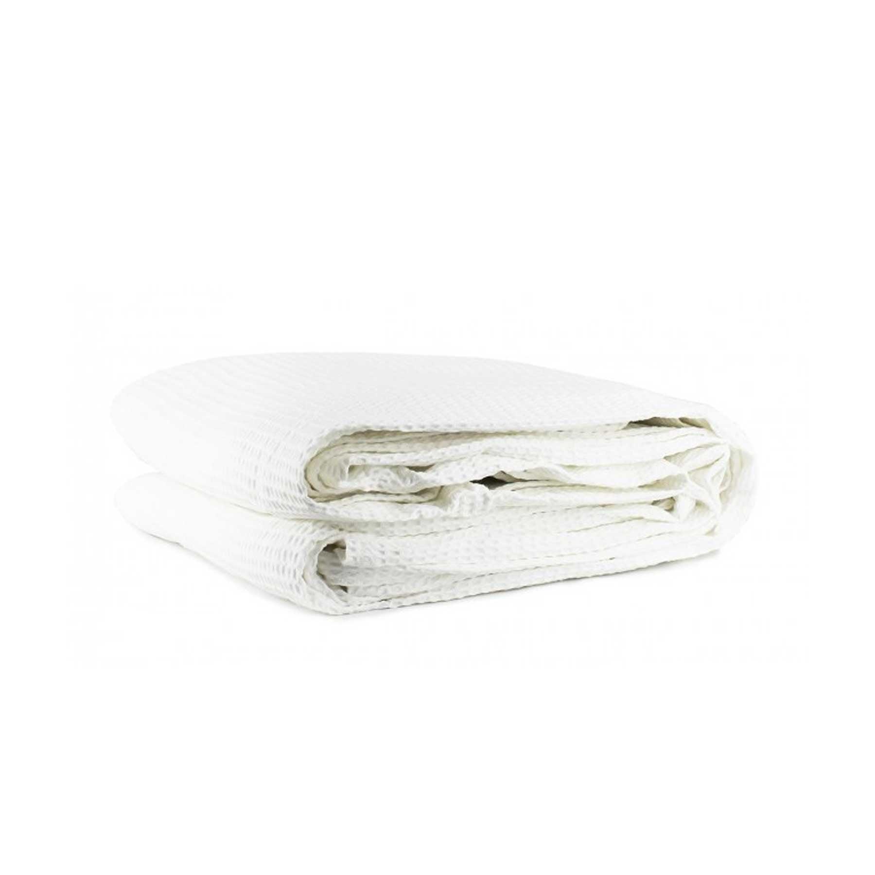 Jason Cotton Waffle Blanket White - Queen - Harrogates