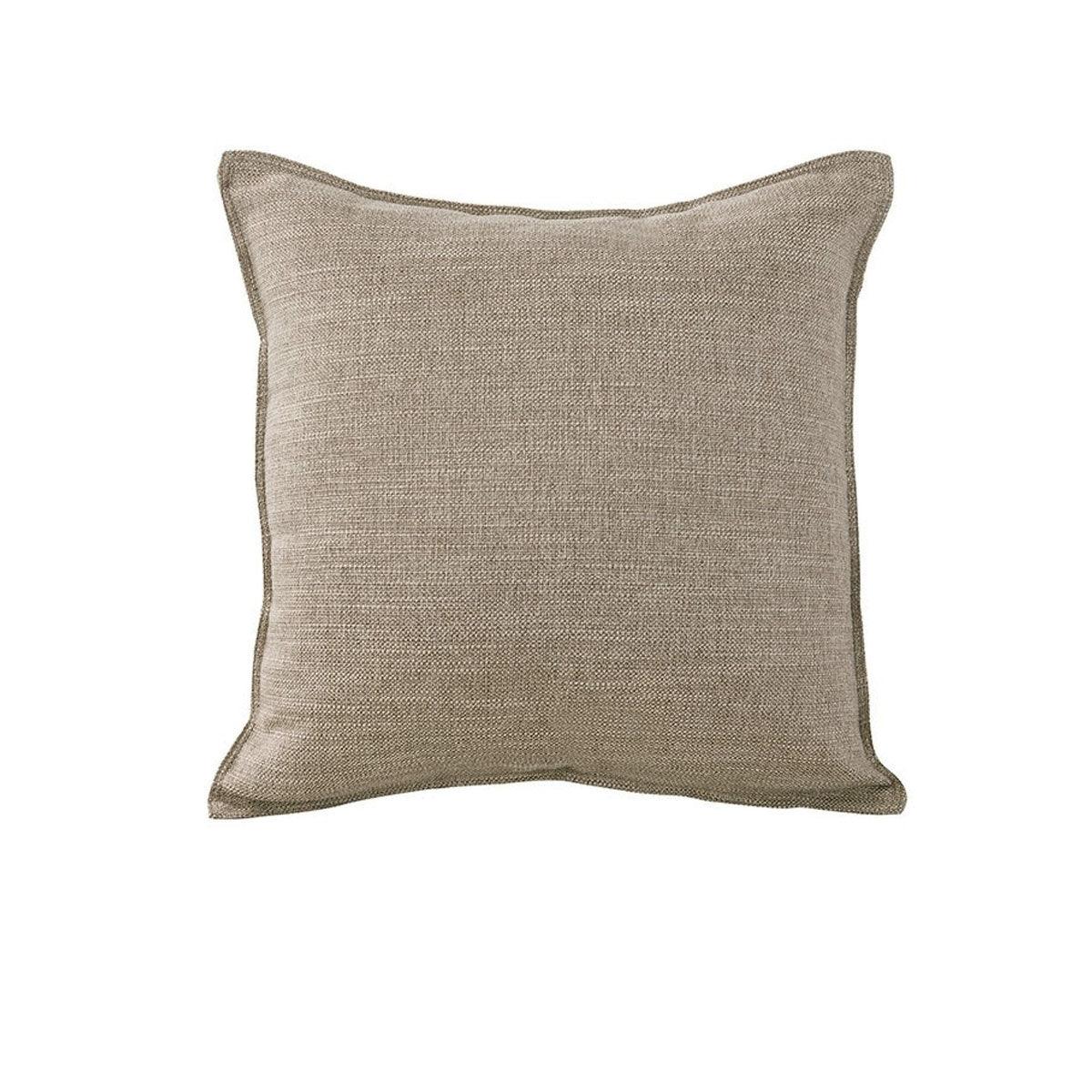 Jason Linen Look Square Filled Cushion 44 x 44 + 1 cm Sand - Harrogates