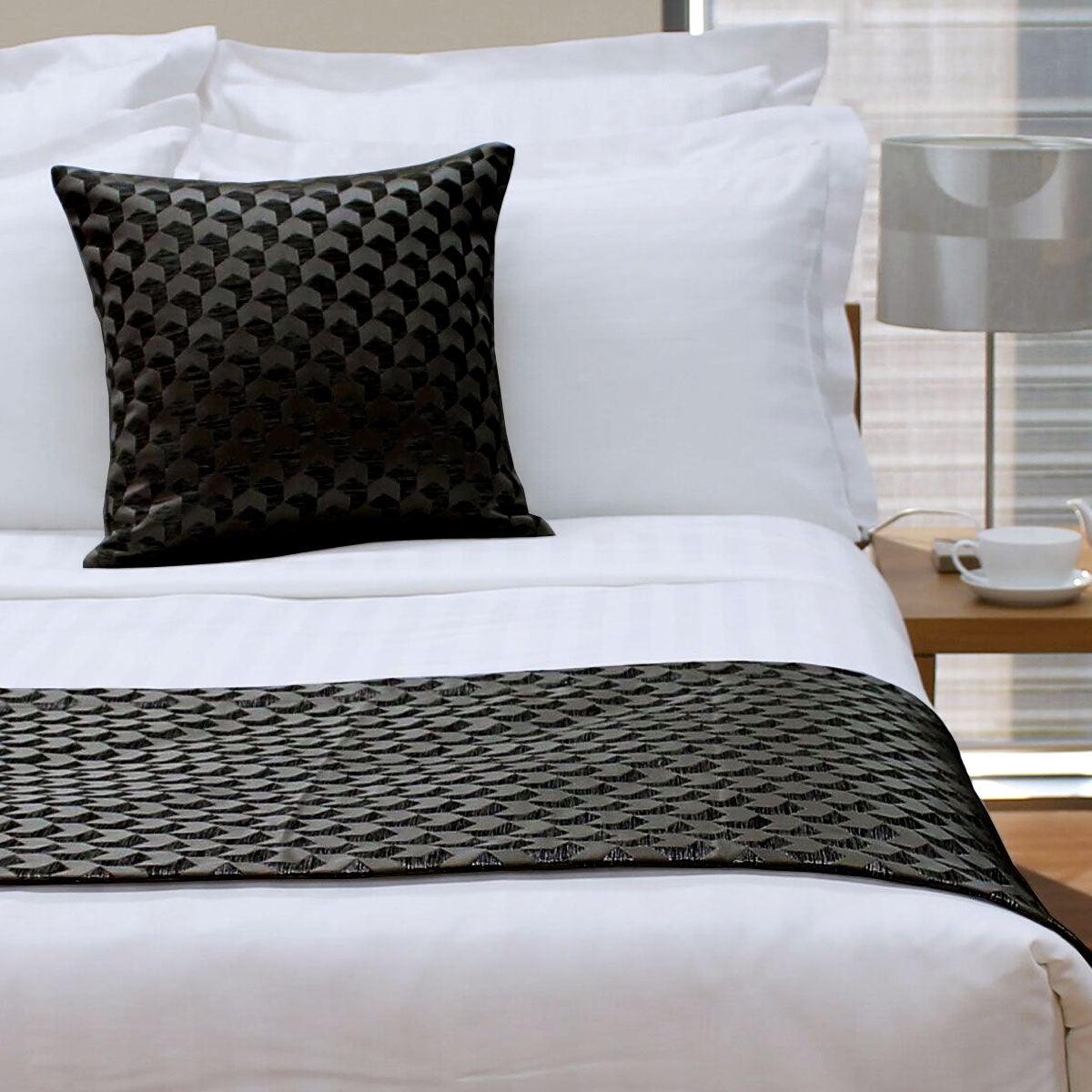 Jason Regency Black (Also Known as Ink Blue) Square Cushion - Harrogates