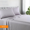 1200tc hotel quality cotton rich sheet set king single silver - Harrogates