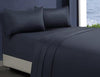 1000tc egyptian cotton 1 fitted sheet and 2 pillowcases double charcoal - Harrogates