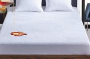 coral fleece waterproof fitted mattress protector mega king - Harrogates