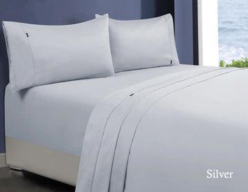 1000tc egyptian cotton sheet set 1 mega queen silver - Harrogates