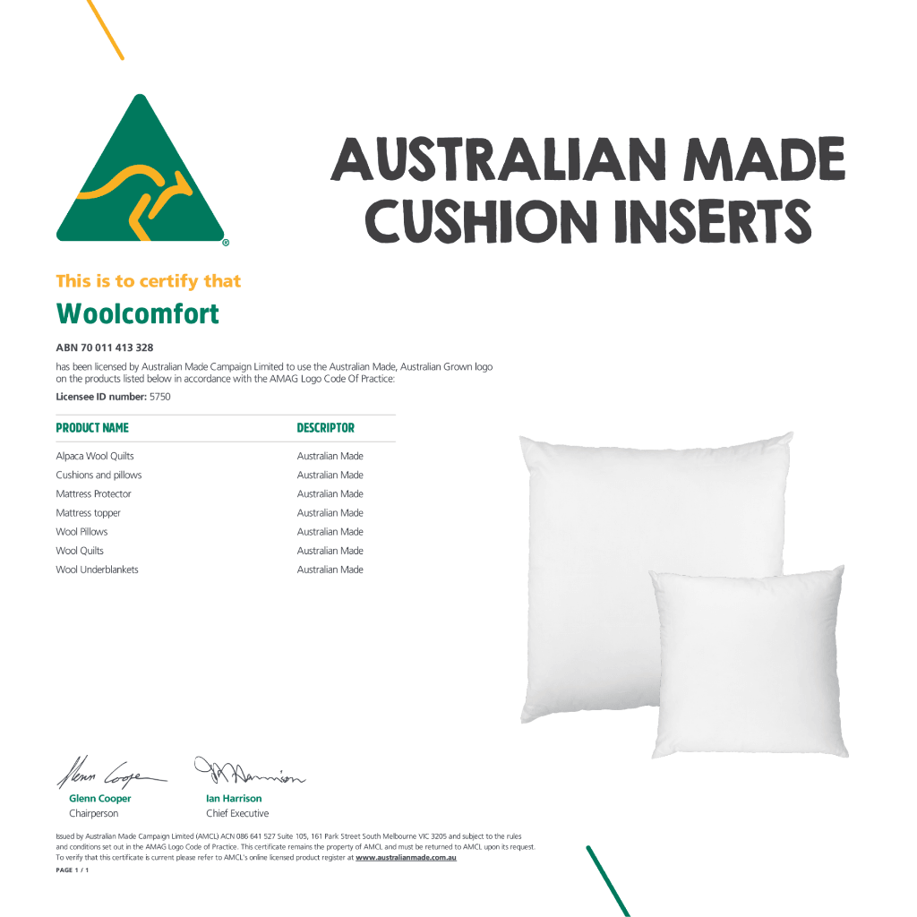 Luxor Four Pack 30x50cm Aus Made Hotel Cushion Inserts Premium Memory Resistant Filling - Harrogates