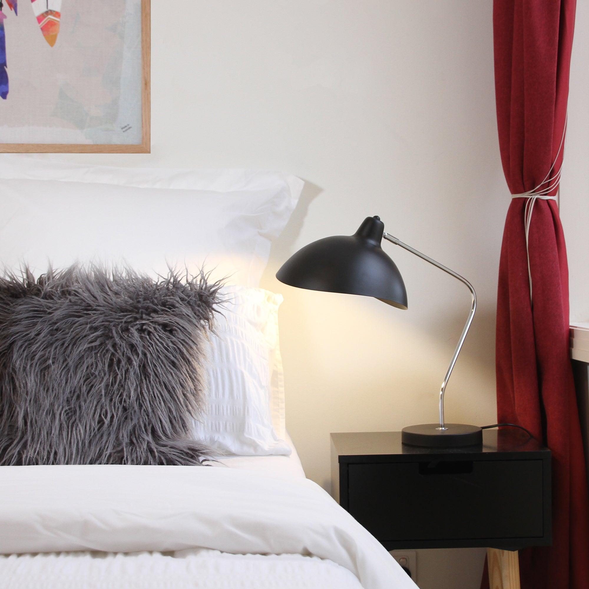 Abby Table Lamp - Black - Harrogates