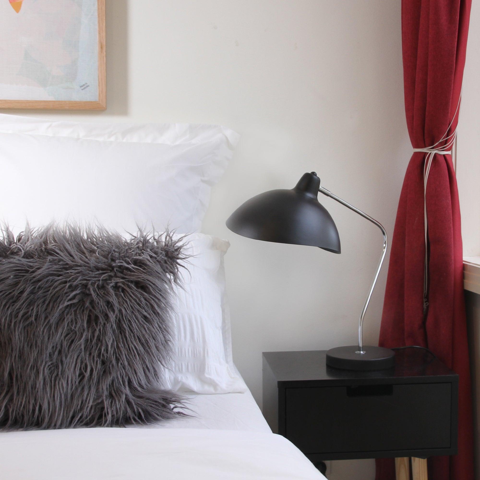 Abby Table Lamp - Black - Harrogates