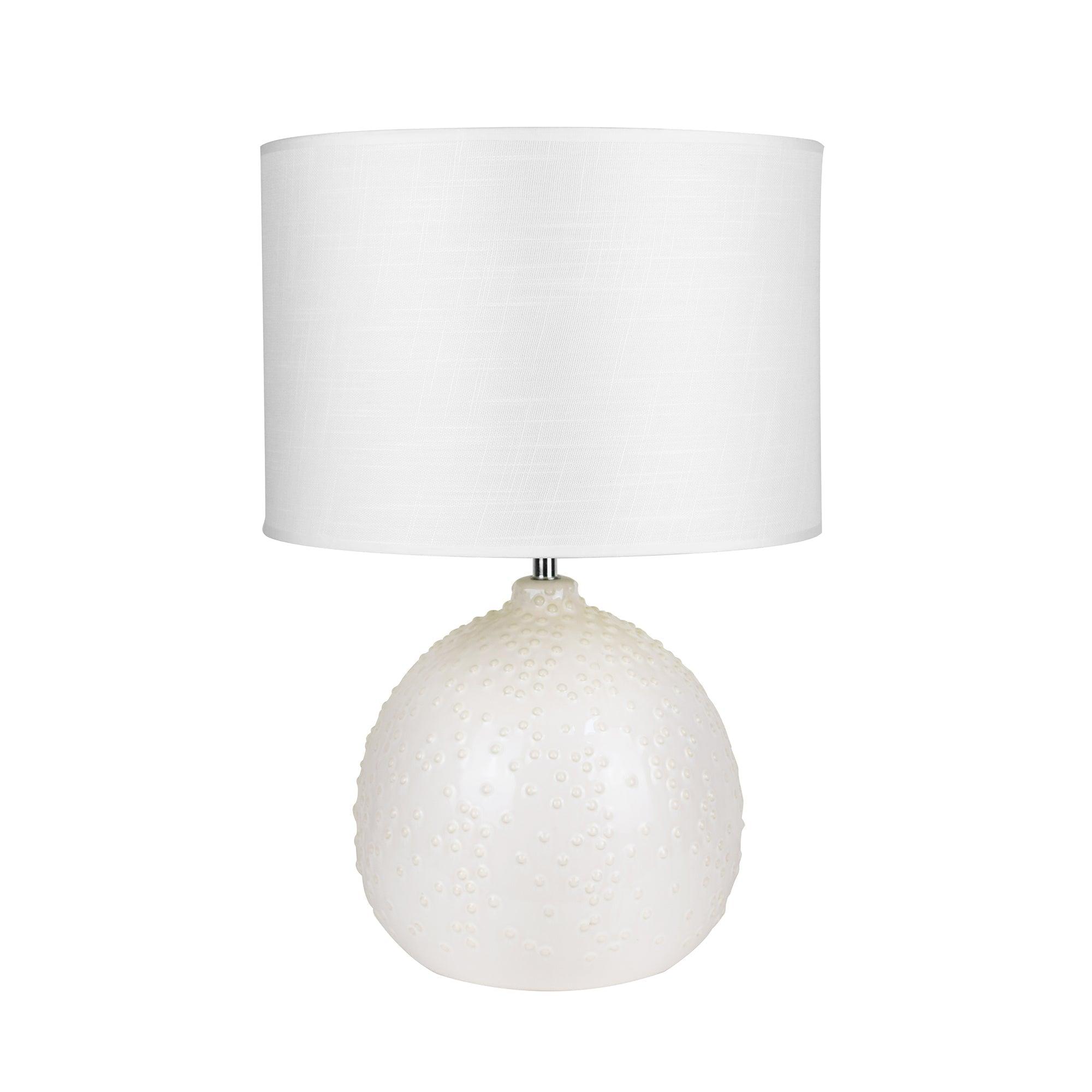 Boden Ceramic Table Lamp - White - Harrogates