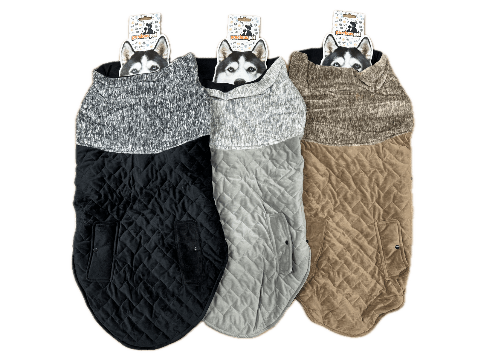 80cm Quilted Dog Jacket Coat Warm Winter Pet Clothes Vest Padded Windbreaker - Harrogates