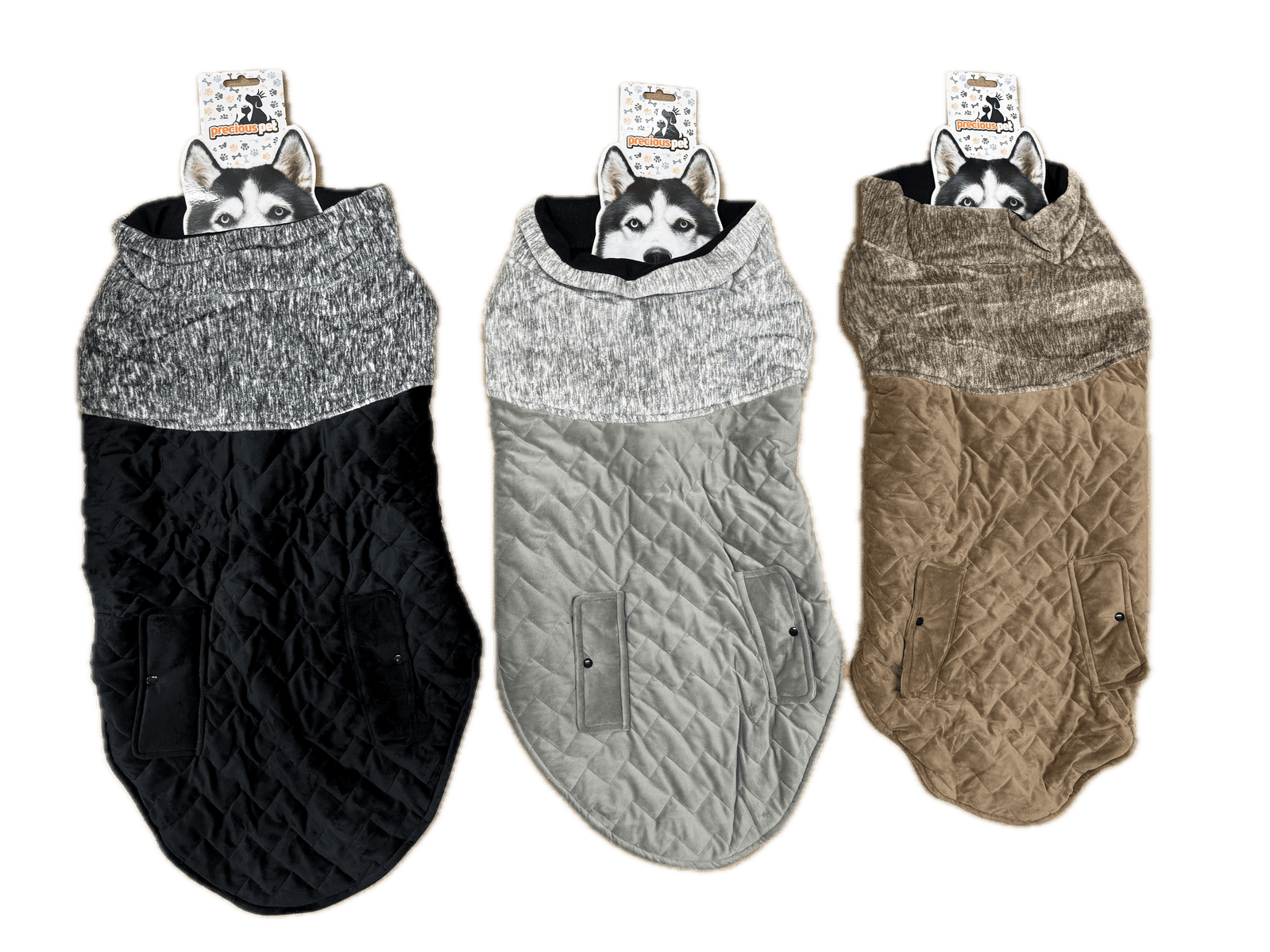 80cm Quilted Dog Jacket Coat Warm Winter Pet Clothes Vest Padded Windbreaker - Harrogates