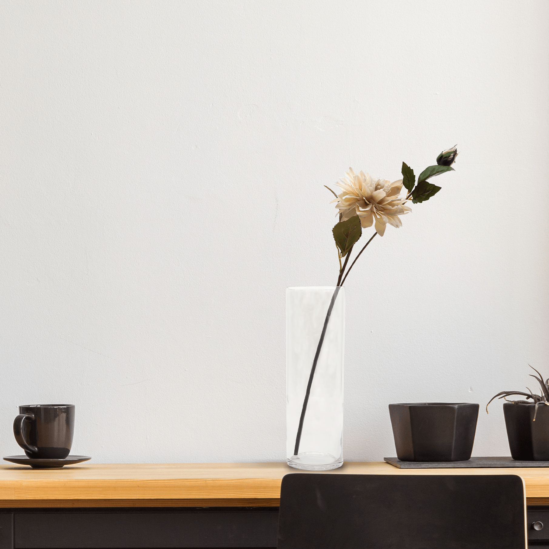 Faux Dahlia Flower Stem - Harrogates