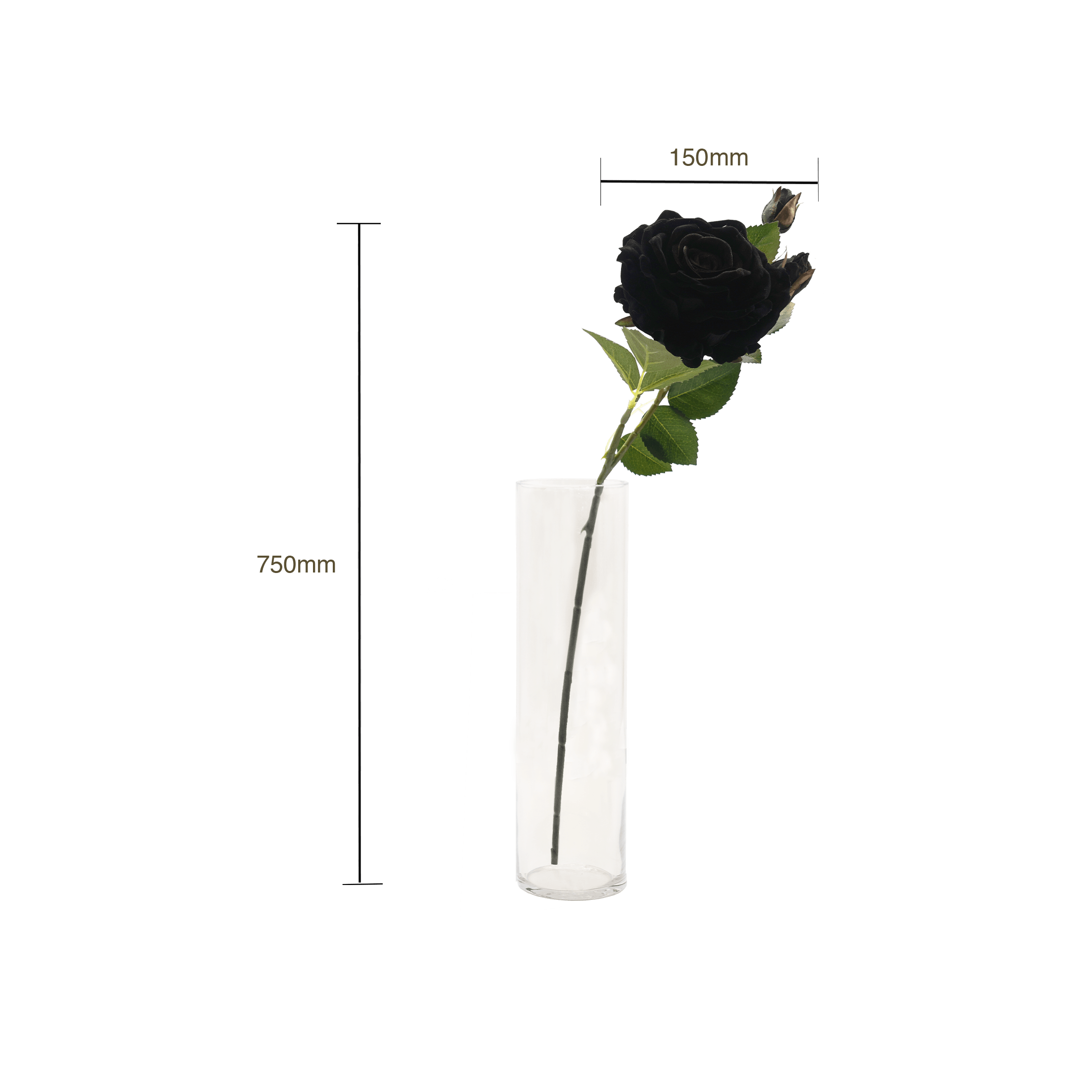 Faux Rose Stem - Harrogates