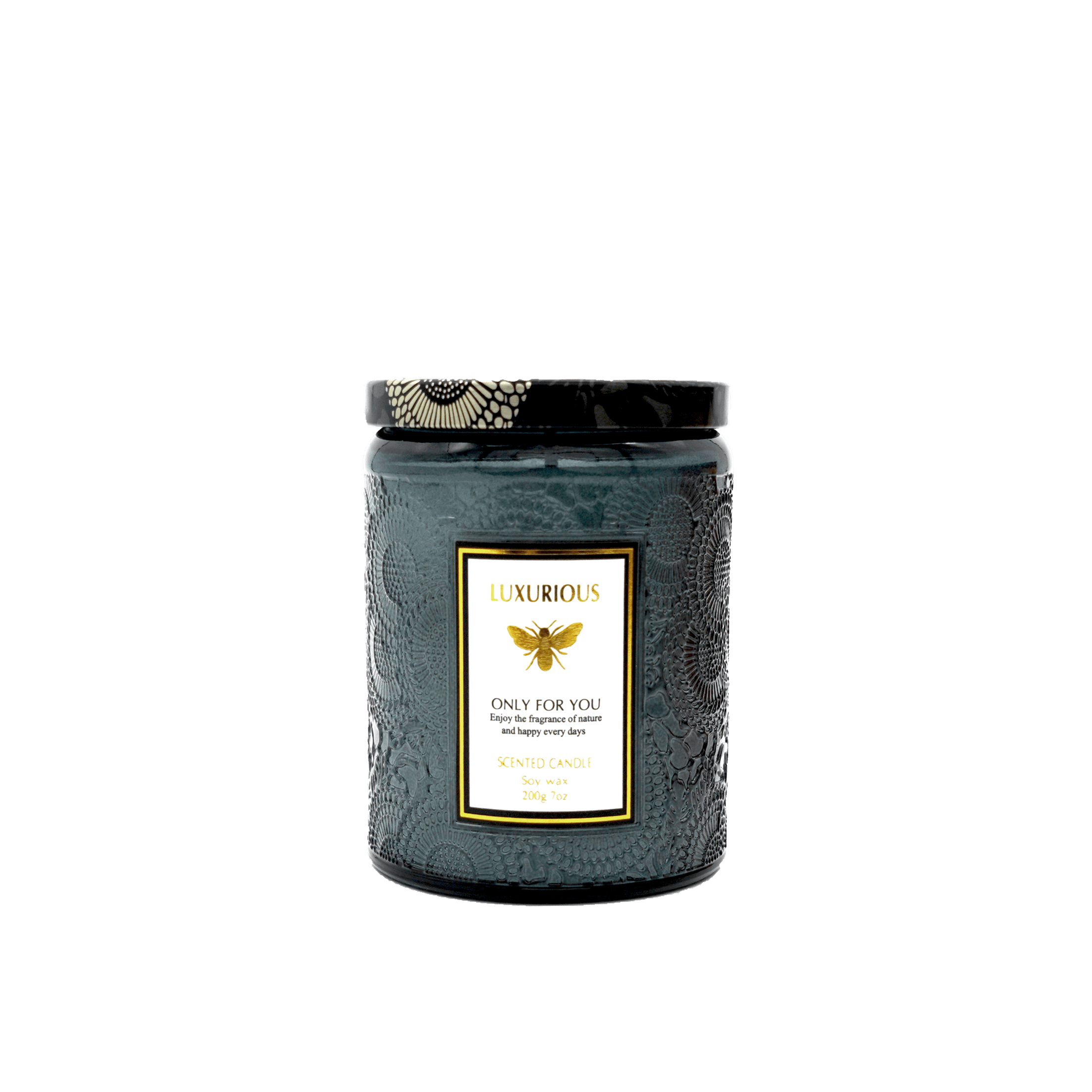 Faubourg Embossed Scented Candle misty forest - Harrogates