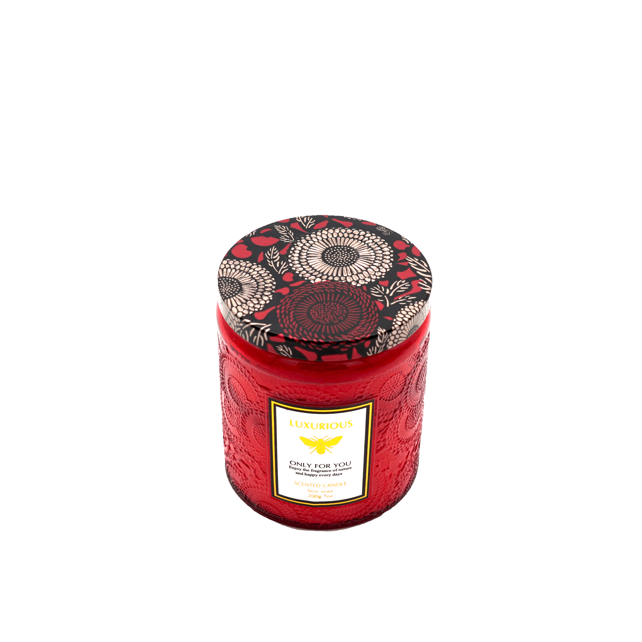 Faubourg Embossed Scented Candle bvlgari&jasmine - Harrogates